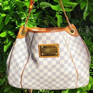 LOUIS VUITTON Damier Azur Canvas Galliera PM Bag